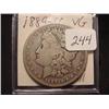 Image 1 : 1889-CC Morgan Silver Dollar  VG
