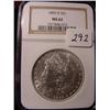 Image 1 : 1892-O Morgan Silver Dollar  NGC  MS 62