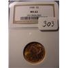 Image 1 : 1900 $5.00 Liberty Gold Coin  NGC  MS 62