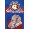 Image 1 : Petite Waterford desk clock measuring 4 long and 
