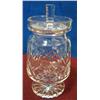 Image 1 : Tall Waterford crystal condiment jar standing 5 3