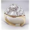 Image 1 : Diamond cluster ring approx 1.50Ctw 7.0gr size 6.