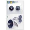 Image 1 : Black onyx and diamond cufflinks approx .60Ctw