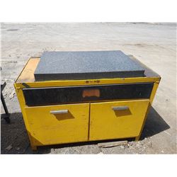 Work Table 3 drawers with Black Granite 36"x 24" x 4"