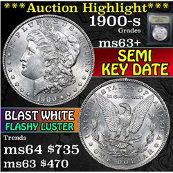 ***Auction Highlight*** 1900-s Morgan Dollar $1 Graded Select+ Unc By USCG (fc)