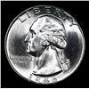 Image 3 : ***Auction Highlight*** 1946-p Washington Quarter 25c Graded GEM++ Unc By USCG (fc)