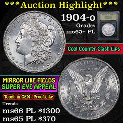 ***Auction Highlight*** 1904-o Morgan Dollar $1 Graded GEM+ PL By USCG (fc)