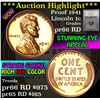 Image 1 : ***Auction Highlight*** 1941 Lincoln Cent 1c Graded Gem+ Proof Red By USCG (fc)