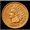 Image 3 : ***Auction Highlight*** 1893 Indian Cent 1c Graded GEM Unc RD By USCG (fc)