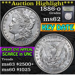 ***Auction Highlight*** 1886-o Morgan Dollar $1 Graded Select Unc By USCG (fc)