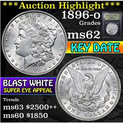***Auction Highlight*** 1896-o Morgan Dollar $1 Graded Select Unc By USCG (fc)