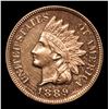 Image 3 : ***Auction Highlight*** 1889 Indian Cent 1c Graded Gem++ Proof Red By USCG (fc)