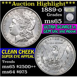 ***Auction Highlight*** 1889-o Morgan Dollar $1 Graded GEM Unc By USCG (fc)