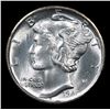 Image 2 : 1940-s Mercury Dime 10c Grades GEM Unc
