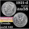 Image 1 : 1921-d Morgan Dollar $1 Grades Choice AU/BU Slider