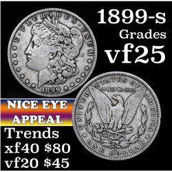1899-s Morgan Dollar $1 Grades vf+
