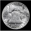 Image 3 : 1949-p Franklin Half Dollar 50c Grades Select Unc FBL