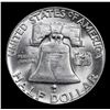 Image 3 : 1949-p Franklin Half Dollar 50c Grades Select+ Unc