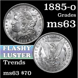 1885-o Morgan Dollar $1 Grades Select Unc