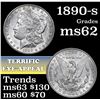 Image 1 : 1890-s Morgan Dollar $1 Grades Select Unc