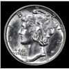 Image 2 : 1943-d Mercury Dime 10c Grades GEM++ FSB