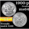 Image 1 : 1900-p Morgan Dollar $1 Grades Choice Unc