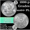 Image 1 : 1896-p Morgan Dollar $1 Grades Choice Unc+ PL
