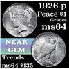 Image 1 : 1926-p Peace Dollar $1 Grades Choice Unc