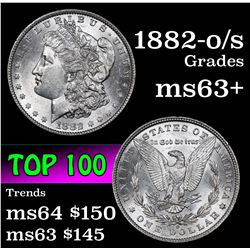 1882-o/o Morgan Dollar $1 Grades Select+ Unc