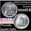Image 1 : 1925 Lexington Old Commem Half Dollar 50c Grades Choice Unc