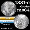 Image 1 : 1881-o Morgan Dollar $1 Grades Choice Unc