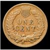 Image 3 : 1897 fs-401 '1' in neck Indian Cent 1c Grades xf+