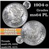 Image 1 : 1904-o Morgan Dollar $1 Grades Choice Unc+ PL