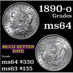 1890-o Morgan Dollar $1 Grades Choice Unc