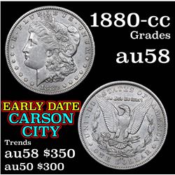 1880-cc Morgan Dollar $1 Grades Choice AU/BU Slider