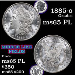 1885-o Morgan Dollar $1 Grades GEM Unc PL