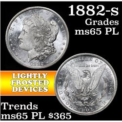 1882-s Morgan Dollar $1 Grades GEM Unc PL