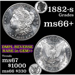 1882-s Morgan Dollar $1 Grades GEM++ Unc
