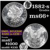 Image 1 : 1882-s Morgan Dollar $1 Grades GEM++ Unc