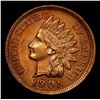 Image 2 : 1901 Indian Cent 1c Grades Select Unc RD