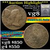 Image 1 : ***Auction Highlight*** 1794 Liberty Cap Flowing Hair large cent 1c Graded vg, very good By USCG (fc
