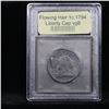 Image 2 : ***Auction Highlight*** 1794 Liberty Cap Flowing Hair large cent 1c Graded vg, very good By USCG (fc