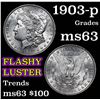 Image 1 : 1903-p Morgan Dollar $1 Grades Select Unc