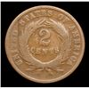 Image 3 : 1865 Two Cent Piece 2c Grades vg+