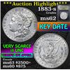 Image 1 : ***Auction Highlight*** 1883-s Morgan Dollar $1 Graded Select Unc By USCG (fc)