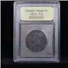 Image 2 : ***Auction Highlight*** 1812 Classic Head Large Cent 1c Graded f, fine By USCG (fc)
