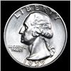 Image 2 : 1955-p Washington Quarter 25c Grades GEM Unc