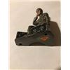 Image 3 : Rare Vintage Lead Army Toy Soldier sitting on Ammo Boxes missing hat