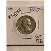 Image 1 : 1954 P Franklin Silver Half Dollar Nice Early US Coin