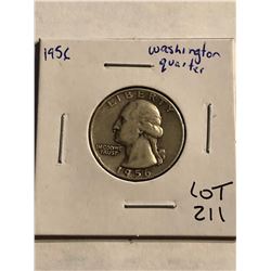 1956 P Washington Silver Quarter Nice Early US Coin